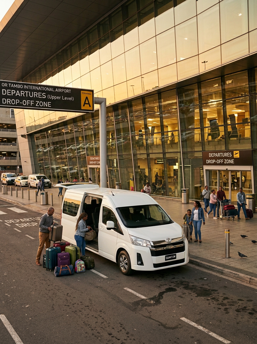Airport transfer with luggage — Pretoria
