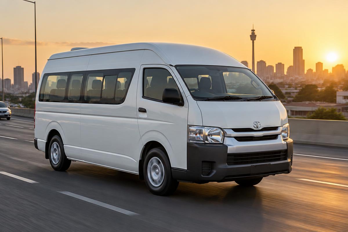 Broadway Affiliated Toyota Quantum minibus — Pretoria
